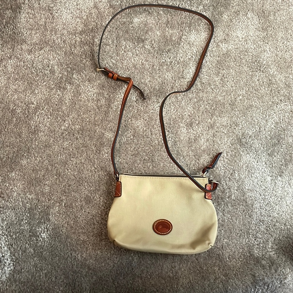 Dooney & Bourke Nylon Crossbody Pouchette Khaki Color
